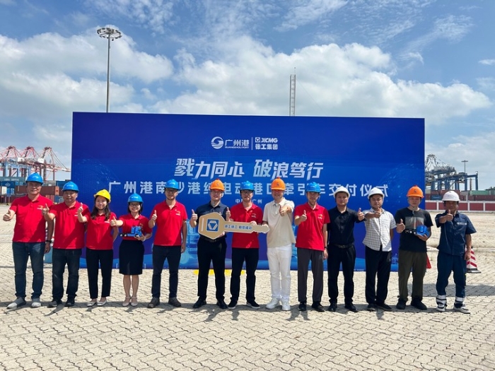 全力以赴！徐工純電動港口牽引車綠動廣州南沙港